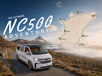 Volkswagen T7 Camper and NC500 bucket list package Plus £1k - 10th August