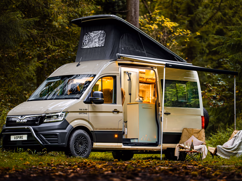 Man Campervan OffTrax - Taylored Campervans - Plus Tax and Insurance - 30th October