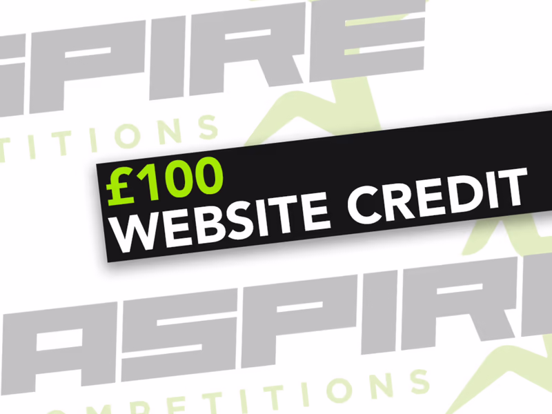 £100 Website Credit - Auto Draw - 3rd May