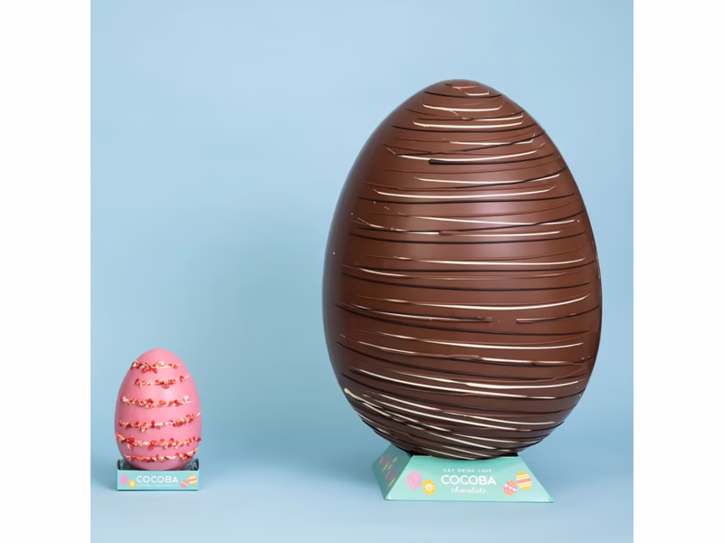Giant Milk Chocolate Easter Egg, 4kg - Auto Draw - 18th March