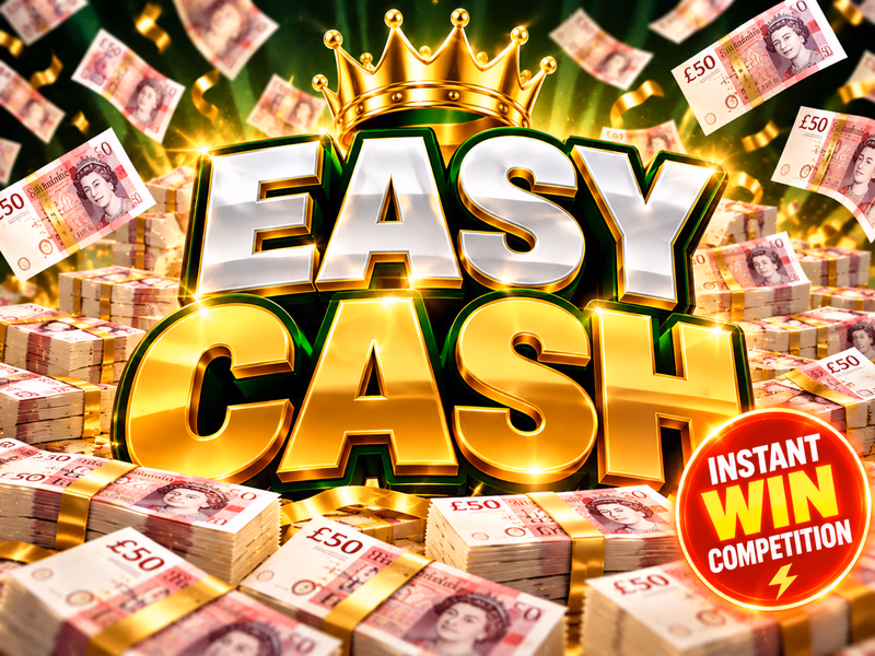 Easy Cash with £500 End Prize - 15055 Aspire Instant Prizes Available - 21st October