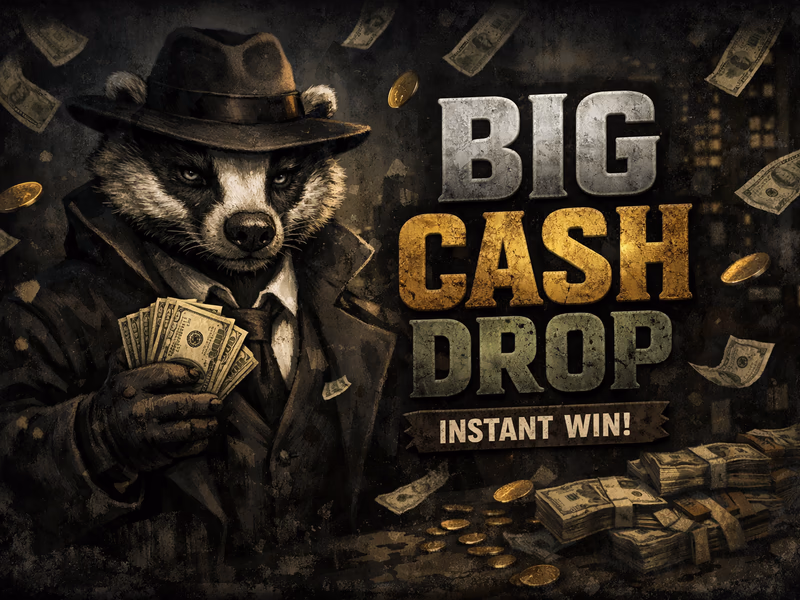 Big Cash Drop with £500 Cash End Prize- 15546 Aspire Instant Prizes Available - 22nd April