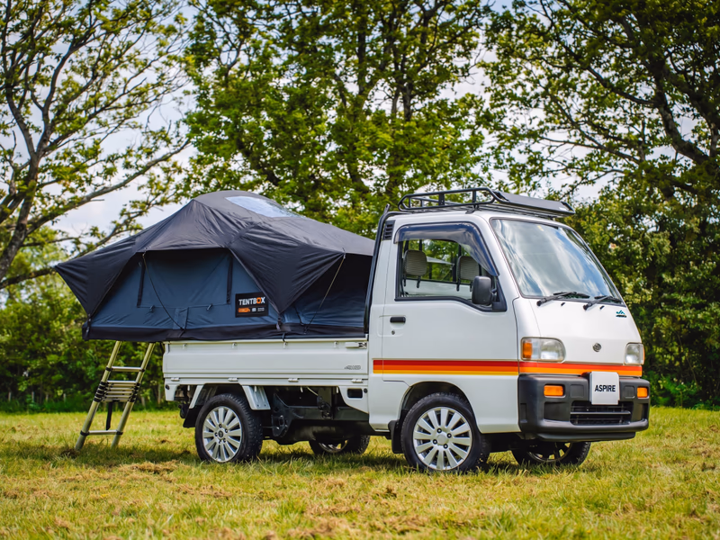 Subaru Samba 4x4 Kei Truck - Tent Box - Ebox Dragster Package - Auto Draw - 17th May