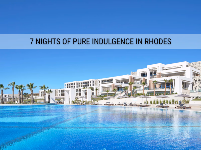 All Inclusive luxury holiday to Rhodes - 7 night adult only  - 6th November