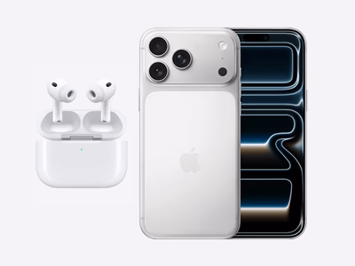 Apple iPhone 17 Pro Max - 2TB - Silver - Plus Apple Airpods Pro 3 - 10th August
