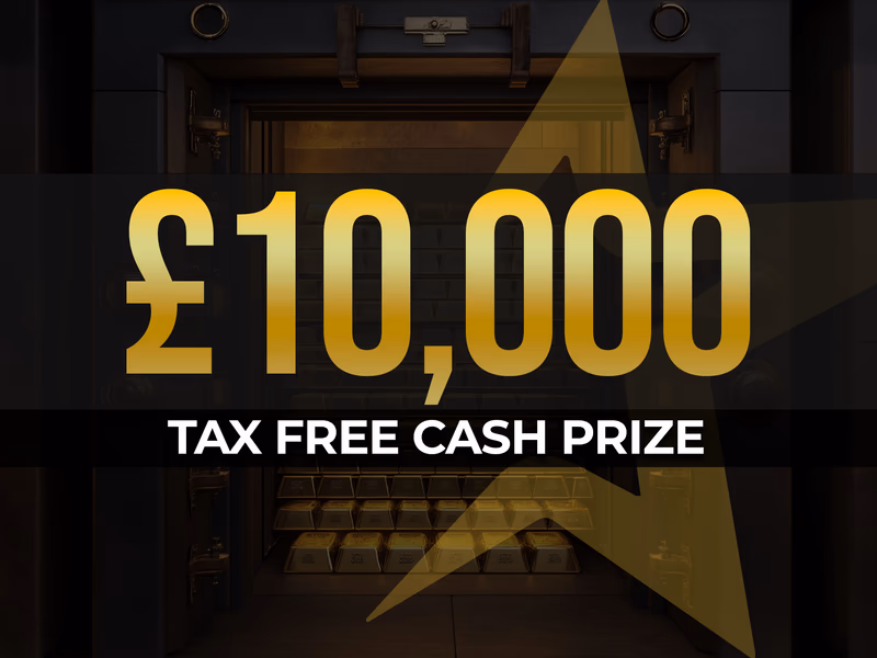 £10000 Cash  - Auto Draw - 12th April