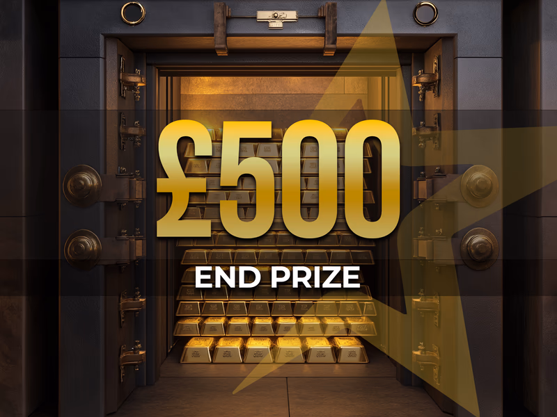 Cash Vault with £500 End Prize - 20148 Aspire Instant Prizes Available - 28th October