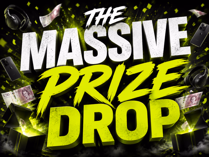 The Massive Prize Drop with a £500 Cash end prize - 15276 Aspire Instant Prizes Available - 20th May