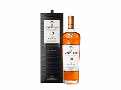 The Macallan 18 Year Old Sherry Oak (2021 Release) 70cl Whisky - Auto Draw - 6th August