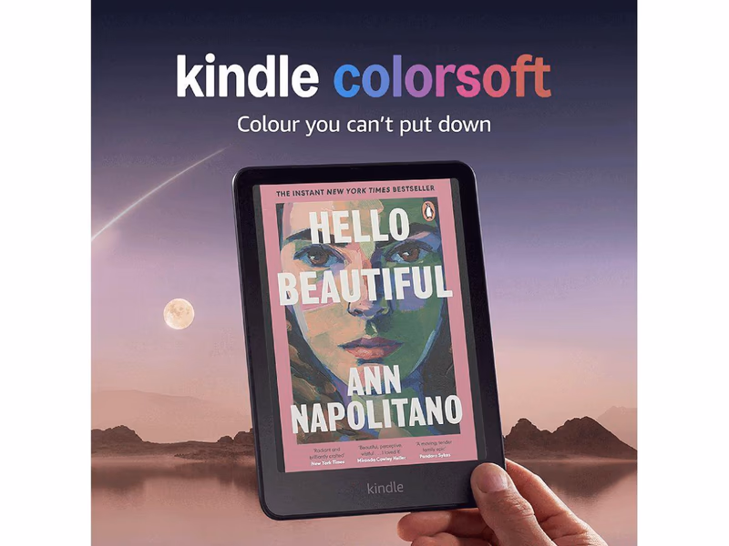Amazon Kindle Colorsoft Signature Edition (2024) 7" eReader - 32 GB, Black - Auto Draw - 13th June