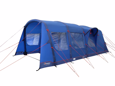 Berghaus Air 400XL Nightfall 4 Man Tent with Darkened Bedrooms and Integrated Porch - Auto Draw - 8th August