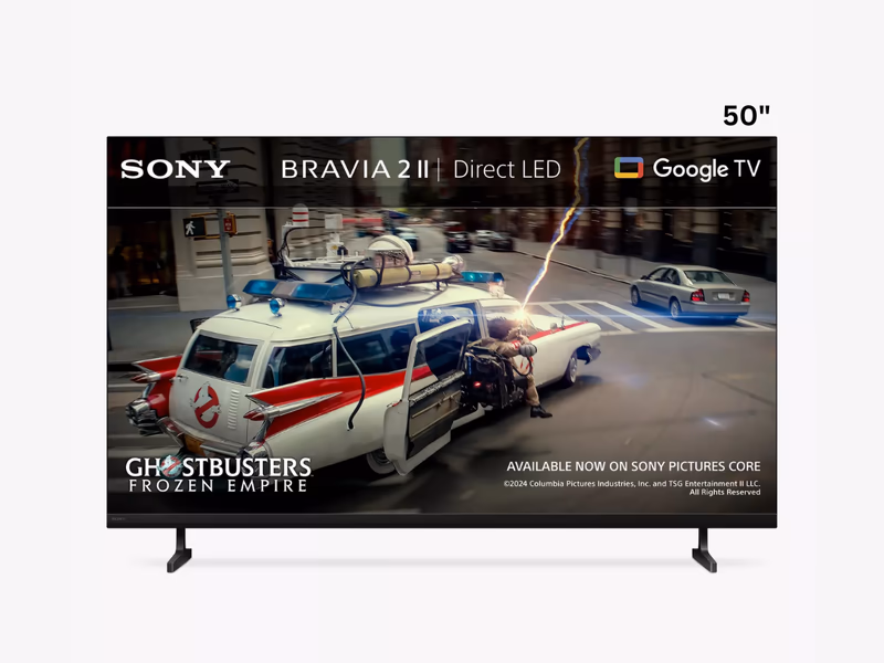 Sony Bravia 2 II K50S25M2PB (2026) LED HDR 4K Ultra HD Smart Google TV, 50 inch with Dolby Atmos - Auto Draw - 29th October