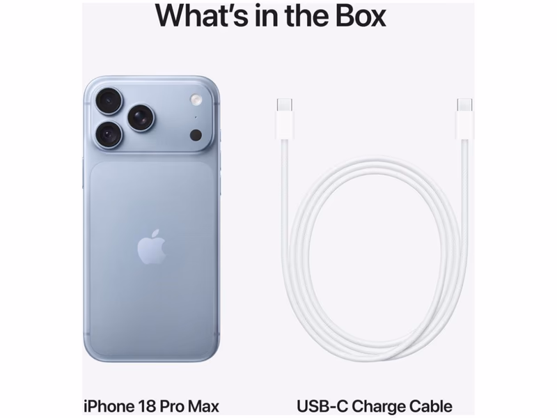 Apple iPhone 18 Pro Max 1 TB - Glacier - 6th November