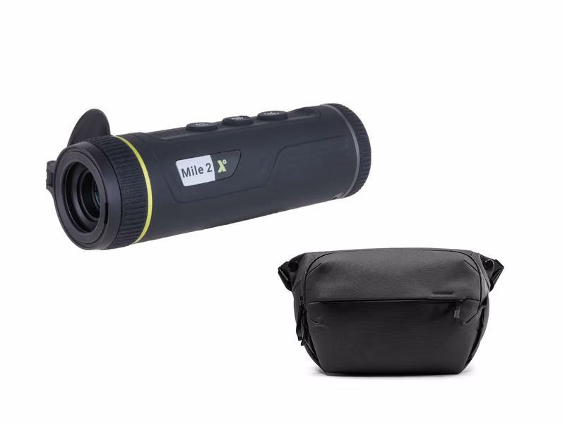 Pixfra Mile 2 M425 Thermal Imaging Monocular with Peak Design Everyday Sling 10L - Auto Draw - 31st March