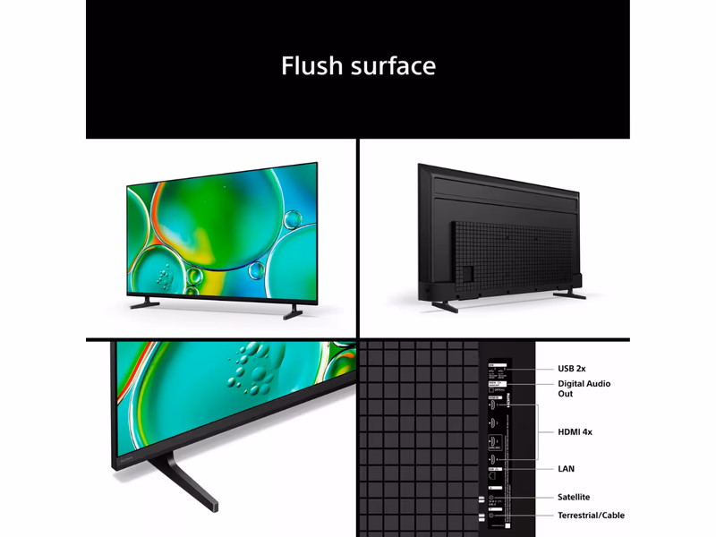 Sony Bravia 2 II K50S25M2PB (2026) LED HDR 4K Ultra HD Smart Google TV, 50 inch with Dolby Atmos - Auto Draw - 29th October