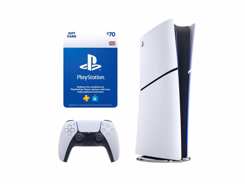 Sony PlayStation 5 Digital Edition & Gift Card £70 Bundle - Auto Draw - 5th November