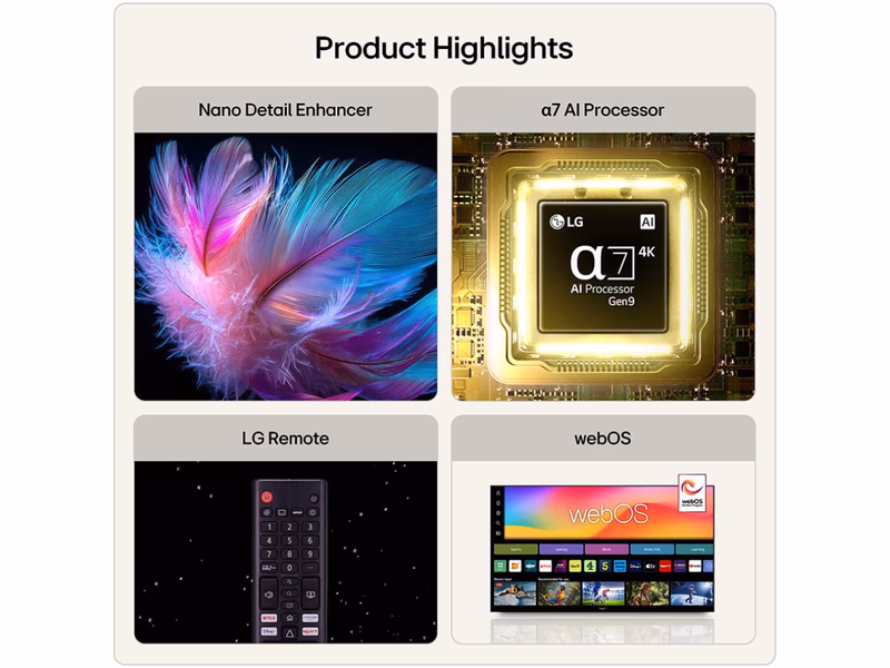 LG NU80 75" LED 4K HDR Smart TV 2026 - 75NU800B6LA - Auto Draw - 4th November