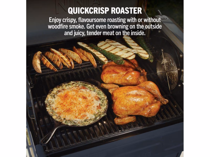 Ninja FlexFlame PG301UKBL Gas BBQ & Outdoor Cooking System - Blue & Gold - Auto Draw - 24th March
