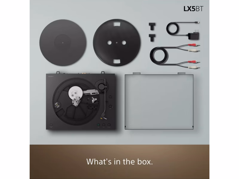 Sony PSLX5BT.CEK Bluetooth Turntable - Auto Draw - 1st November