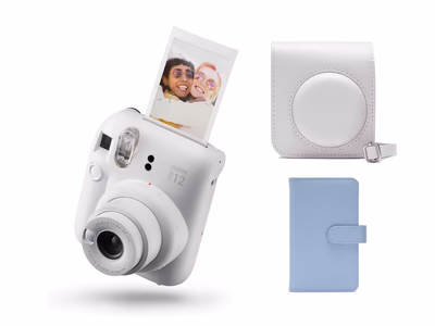 Fujifilm Instax Mini 12 with Case, Album and Film - Auto Draw - 6th August