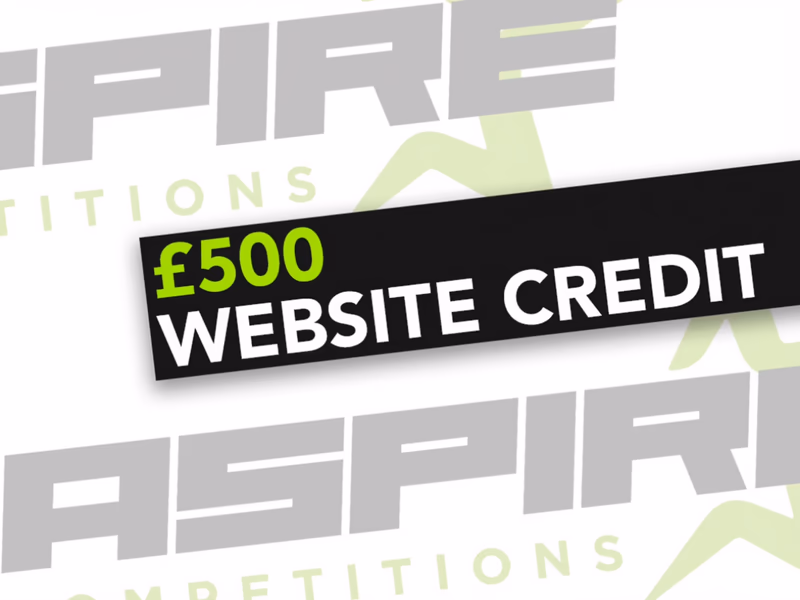 £500 Website Credit - Auto Draw - 22nd October