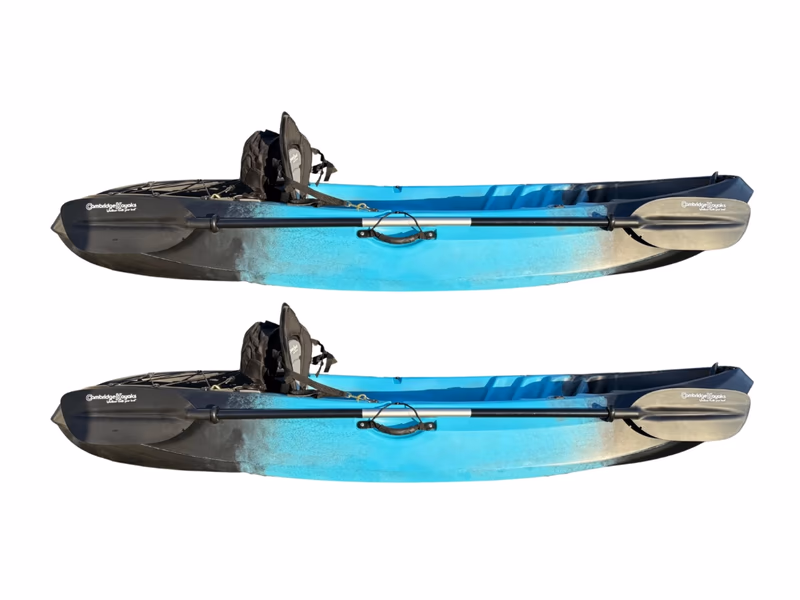 2 x Cambridge Kayaks Neptune Single Sit On Top Kayaks - Choice of Colour - Auto Draw - 12th May