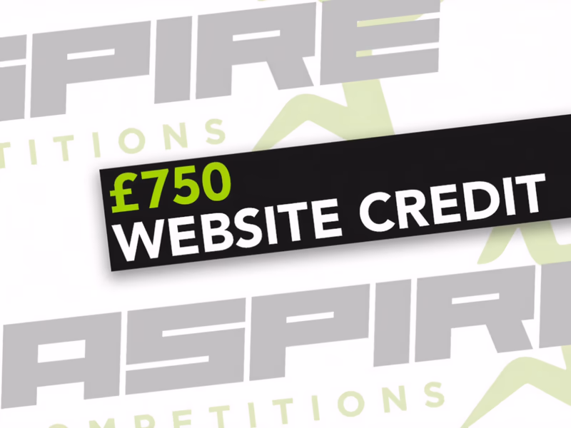 £750 Website Credit - Auto Draw - 28th October