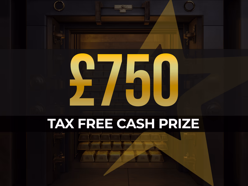 Big Cash and Outdoor Prizes with an End Prize of £1000 Cash - 15296 Aspire Instant Prizes Available - 15th April
