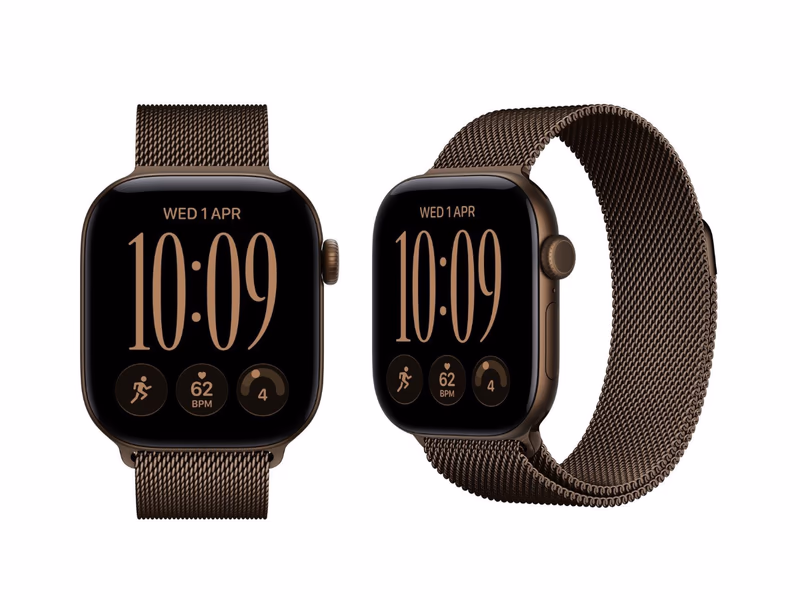 Apple Watch Series 12 Cellular - 42 mm Dark Bronze Aluminum Case with Dark Bronze Milanese Loop - 23rd October